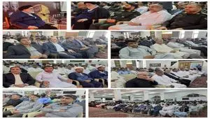 مراسم چهلم شهدای اقتدار ایران در چابهار