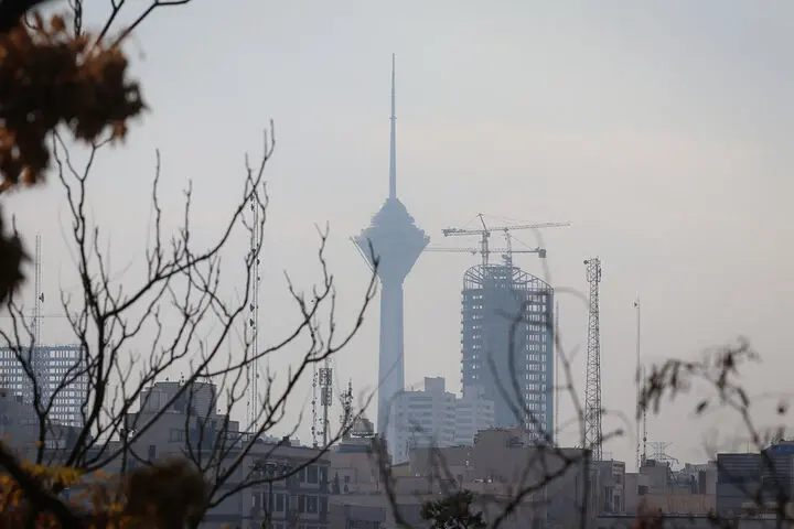 شاخص آلودگی هوای تهران امروز دوشنبه ۱۸ اسفند ۱۴۰۴ 