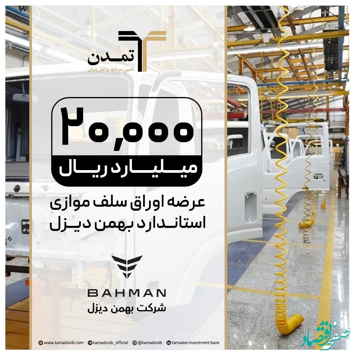 با مشارکت تامین سرمایه تمدن؛ اوراق سلف ۲۰ هزار میلیارد ریالی کامیونت فورس ۶ تنی وارد بورس کالا می‌شود