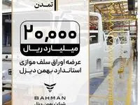 با مشارکت تامین سرمایه تمدن؛ اوراق سلف ۲۰ هزار میلیارد ریالی کامیونت فورس ۶ تنی وارد بورس کالا می‌شود