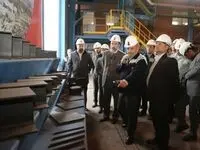 بازدید معاون وزارت تعاون، کار و رفاه اجتماعی و رئیس هئیت مدیره شستا از ذوب آهن اصفهان
