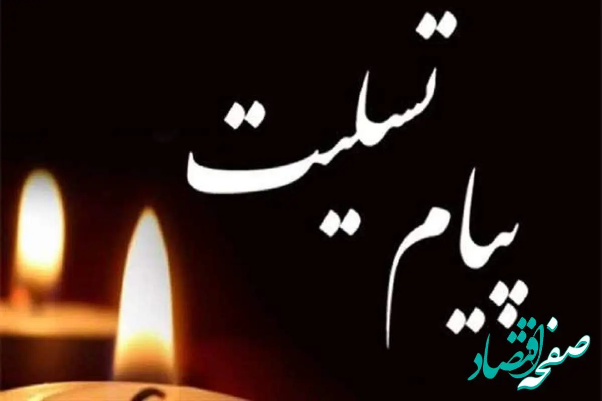 پیام تسلیت مدیرعامل بیمه دی به مناسبت درگذشت حاج همت هادی زاده؛ دبیر انجمن شمالیهای مقیم تهران