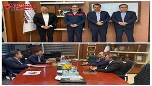 دیدار مدیر شعب بانک مسکن استان با مدیرعامل شرکت فولاد اکسین خوزستان / گامی در جهت توسعه همکاری‌های مالی و سرمایه‌گذاری