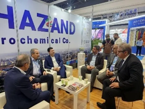 استقبال از غرفه پتروشیمی شازند در نمایشگاه نفت، گاز و پتروشیمی چین