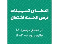 بخشنامه‌ سهمیه تسهیلات قرض الحسنه اشتغال زایی منابع در اختیار هیات امنای حساب‌های استانی پیشرفت و عدالت