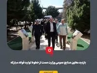 بازدید معاون صنایع عمومی وزارت صمت از خطوط تولید فولاد مبارکه