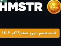 قیمت توکن همستر کامبت امروز جمعه ۹ آذر ۱۴۰۳ اعلام شد | یک تغییر هیجان‌انگیز در بازار ارز دیجیتال