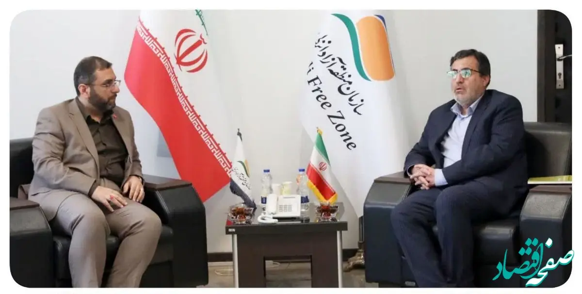  دیدار معاون فرهنگی، اجتماعی و گردشگری دبیرخانه شورایعالی با مدیرعامل سازمان منطقه آزاد انزلی