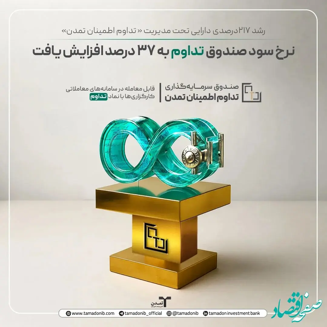 نرخ سود صندوق «تداوم» به 37 درصد افزایش یافت