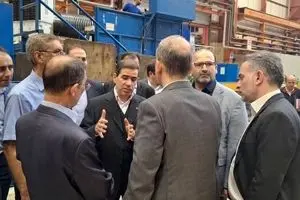 دیدار رئیس هیات مدیره و مدیرعامل شرکت فولاد خوزستان با مدیرعامل گروه مپنا