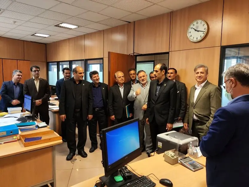 بازدید اعضای هیات مدیره بانک ملی ایران از اداره کل بازرسی