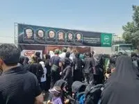 برپایی موکب خدمت رسانی بیمه البرز در مسیر راهپیمایی جاماندگان اربعین حسینی