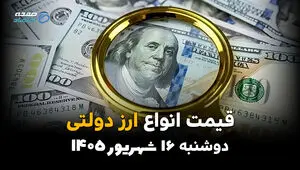 اینفوگرافی | شوک به قیمت ارز دولتی؛ دلار و یورو امروز دوشنبه ۱۶ شهریور چقدر گران شدند؟ + جدول