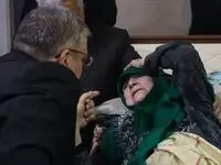 چهره ماتم‌زده مادر سیدابراهیم رییسی شهید جمهور +عکس 