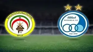 خلاصه و نتیجه بازی استقلال و فجر سپاسی امشب جمعه ۸ اسفند ۱۴۰۴ 