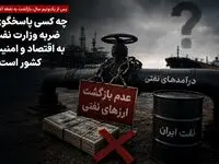  چه کسی پاسخگوی ضربه وزارت نفت به اقتصاد و امنیت کشور است؟