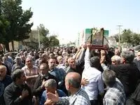 مراسم تشییع پیکر شهید جانباز سرافراز خیراله خواجه