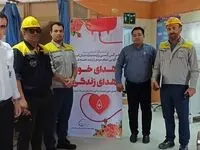 اهدای خون سنت هرساله پتروشیمی خوزستان