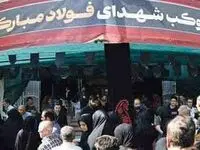 موکب «شهدای فولاد مبارکه» میزبان جاماندگان مراسم پیاده‌روی اربعین