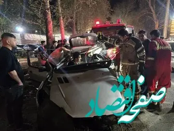 تصادف مرگبار در فیروزآباد؛ ۳ مرد افغان جان خود را از دست دادند