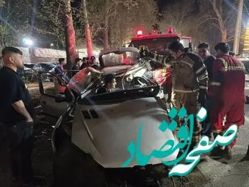 تصادف مرگبار در فیروزآباد؛ ۳ مرد افغان جان خود را از دست دادند