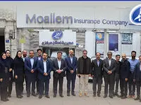 بازدید میدانی رئیس‌کل بیمه مرکزی از شعبه بیمه معلم در اراک