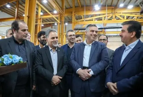 افتتاح خط تولید ساندویچ پنل گروه صنعتی ایتوک با تسهیلات ۷۵۰ میلیارد ریالی بانک توسعه تعاون