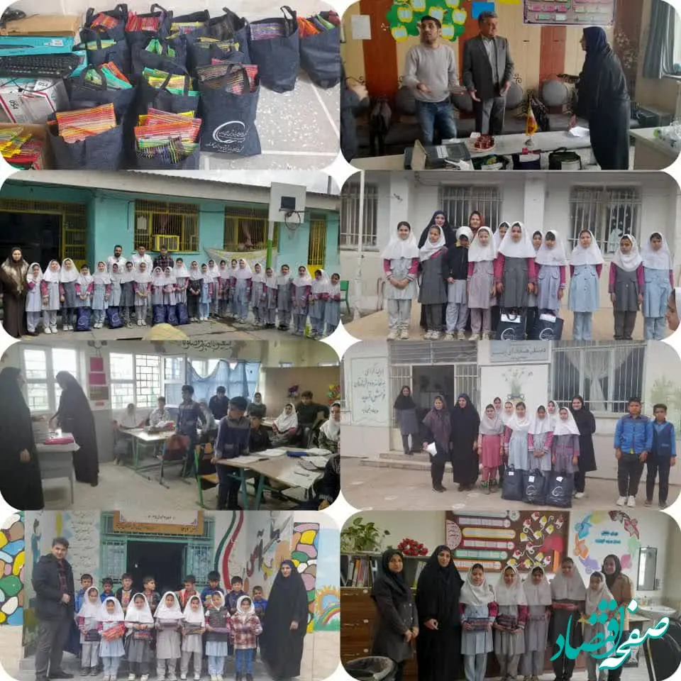 اهدای جوایز به برندگان مسابقه نقاشی مدارس آق‌قلا توسط پتروشیمی شهیدرئیسی گلستان