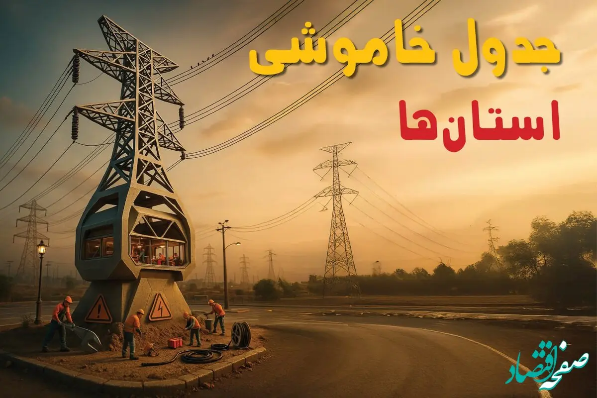 جدول خاموشی برق شهرستان ها فردا دوشنبه ۲۶ خرداد ۱۴۰۴ + ساعت قطع برق استان ها  دوشنبه ۲۶ خرداد ۱۴۰۴