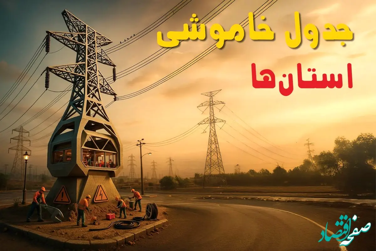 جدول خاموشی برق شهرستان ها فردا دوشنبه ۲۶ خرداد ۱۴۰۴ + ساعت قطع برق استان ها  دوشنبه ۲۶ خرداد ۱۴۰۴