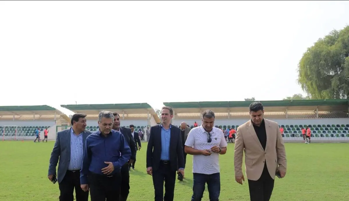 بازدید علی خطیر از استادیوم جدید آبی ها