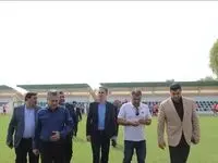 بازدید علی خطیر از استادیوم جدید آبی ها 
