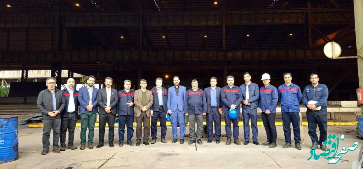 بازدید مدیرعامل شرکت مهندسی و توسعه گاز ایران از خط تولید فولاد اکسین خوزستان