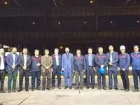 بازدید مدیرعامل شرکت مهندسی و توسعه گاز ایران از خط تولید فولاد اکسین خوزستان