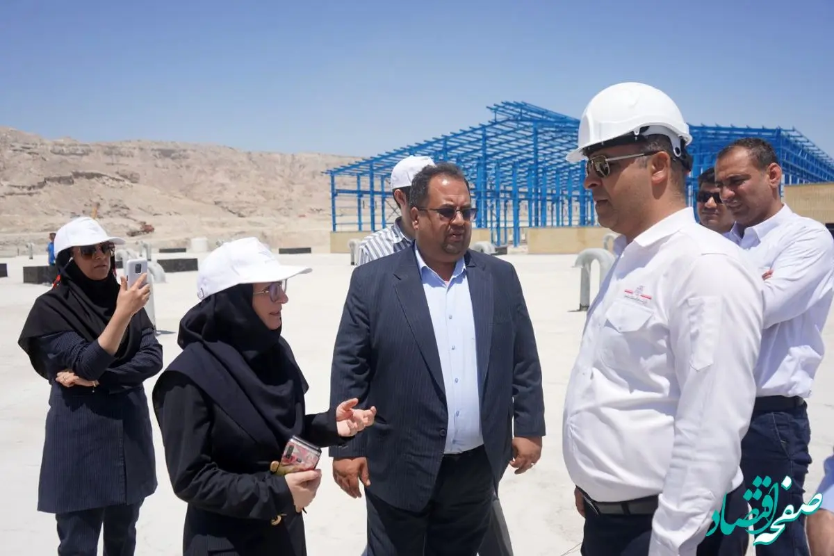 بازدید مدیر زیرساخت ایمیدرو از منطقه ویژه اقتصادی پارسیان