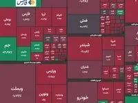 اعلام شاخص کل بورس امروز ۲۸ بهمن ۱۴۰۳/ بورس همچنان قرمزپوش