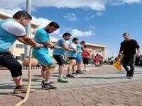 مسابقات طناب کشی کارکنان شرکت مس سونگون آذربایجان برگزار شد