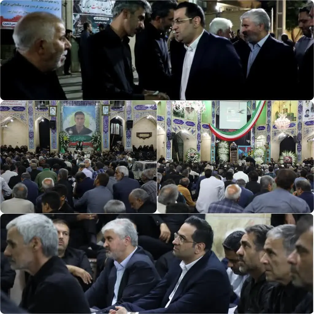 حضور مدیرعامل فولاد آلیاژی ایران در مراسم ترحیم شهید مدافع امنیت نیما کریمی و دیدار با خانواده معظم شهید