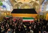 پایان مراسم تشییع پیکر مطهر رهبر شهید در کربلای معلی ؛ مشهد چشم انتظار است
