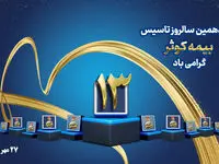  پیام تبریک مدیرعامل بیمه کوثر به مناسبت سیزدهمین سالروز تأسیس شرکت