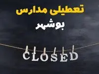 آیا مدارس بوشهر فردا دوشنبه ۲۹ بهمن ۱۴۰۳ تعطیل است؟ | تعطیلی مدارس بوشهر دوشنبه بیست و نهم بهمن ۱۴۰۳