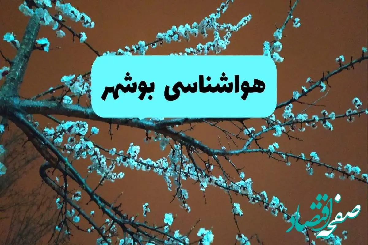 هواشناسی بوشهر فردا | پیش بینی وضعیت آب و هوا بوشهر فردا پنجشنبه ۱۵ خرداد ماه ۱۴۰۴