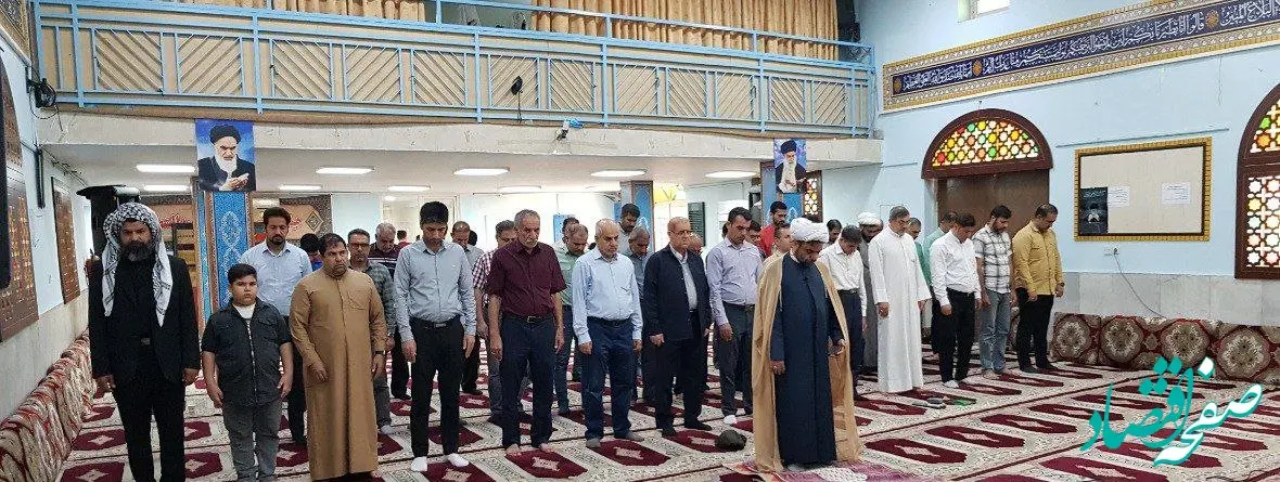 نماز عید قربان در شرکت فولاد خوزستان