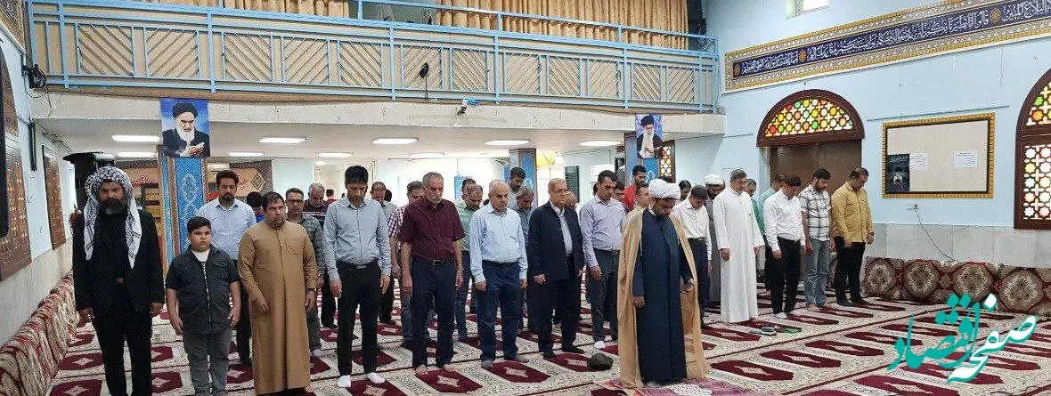 نماز عید قربان در شرکت فولاد خوزستان