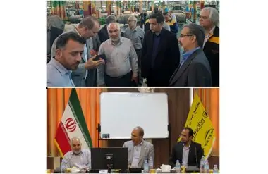 بازدید مدیرعامل بانک قرض الحسنه رسالت از شرکت صنایع لاستیک یزدتایر