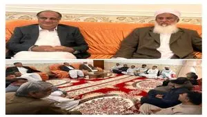 دیدار صمیمی دکتر محمدسعید اربابی مدیرعامل سازمان منطقه آزاد چابهار با مولانا عارفی نماینده مردم استان در مجلس خبرگان رهبری