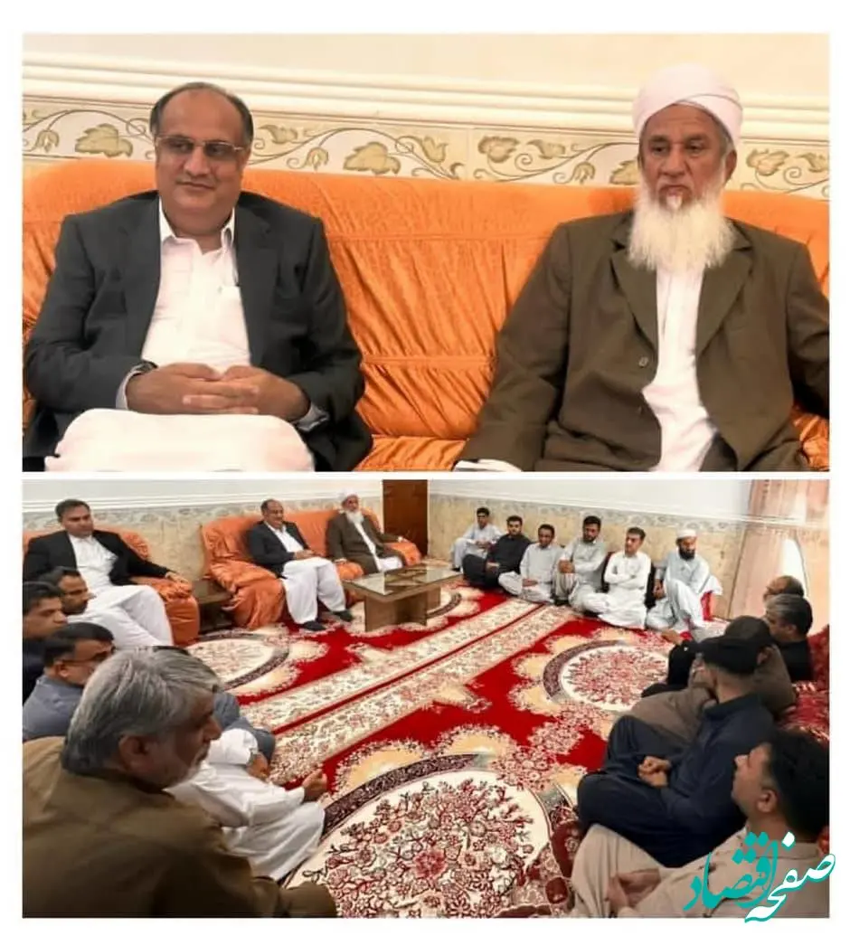 دیدار صمیمی دکتر محمدسعید اربابی مدیرعامل سازمان منطقه آزاد چابهار با مولانا عارفی نماینده مردم استان در مجلس خبرگان رهبری