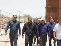 بازدید مدیرعامل شرکت بازرگانی و خدمات بندری ایران از پروژه‌های طرح توسعه در بوشهر