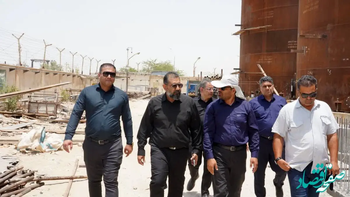بازدید مدیرعامل شرکت بازرگانی و خدمات بندری ایران از پروژه‌های طرح توسعه در بوشهر