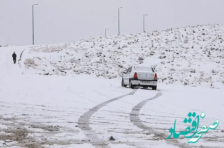 بارش ۱۴ سانتیمتری برف در این شهر همه را شگفت زده کرد